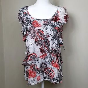 AB Studio Ruffle Tee